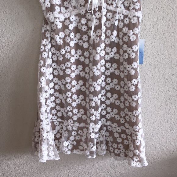 ❗️last one New MAJORELLE Sunbeams mini lace Dress white - Picture 5 of 12